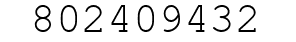 Number 802409432.