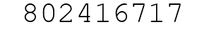 Number 802416717.