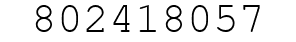 Number 802418057.