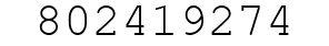 Number 802419274.