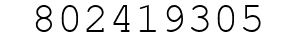 Number 802419305.