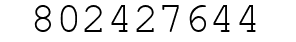 Number 802427644.