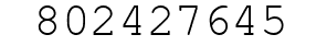 Number 802427645.