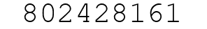 Number 802428161.