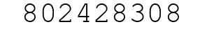 Number 802428308.