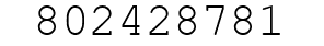 Number 802428781.