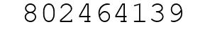 Number 802464139.