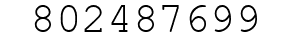 Number 802487699.