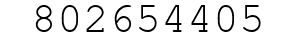 Number 802654405.