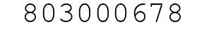 Number 803000678.