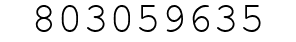 Number 803059635.
