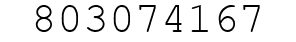 Number 803074167.