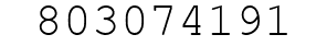 Number 803074191.