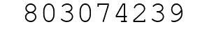 Number 803074239.