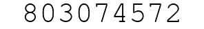 Number 803074572.
