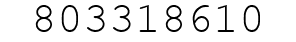 Number 803318610.