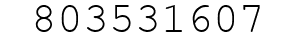 Number 803531607.
