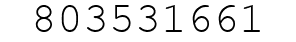 Number 803531661.