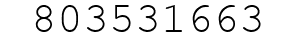 Number 803531663.