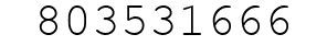 Number 803531666.