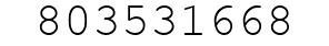 Number 803531668.