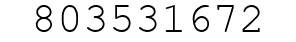 Number 803531672.