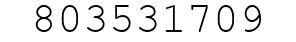 Number 803531709.