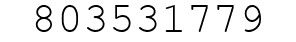 Number 803531779.