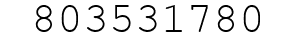 Number 803531780.