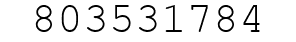 Number 803531784.