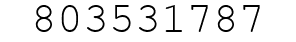 Number 803531787.