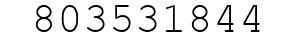 Number 803531844.