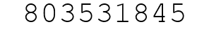 Number 803531845.