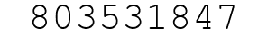 Number 803531847.