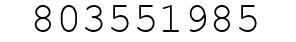 Number 803551985.