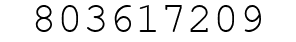 Number 803617209.