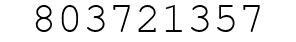 Number 803721357.