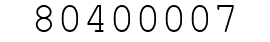 Number 80400007.