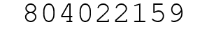 Number 804022159.