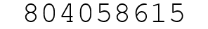 Number 804058615.