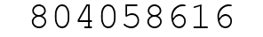 Number 804058616.