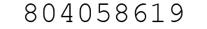 Number 804058619.