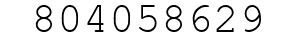 Number 804058629.