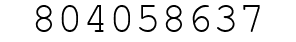 Number 804058637.