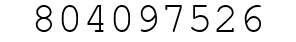 Number 804097526.