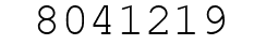 Number 8041219.