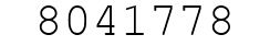 Number 8041778.