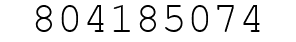 Number 804185074.