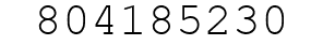 Number 804185230.