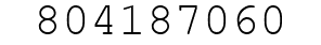Number 804187060.